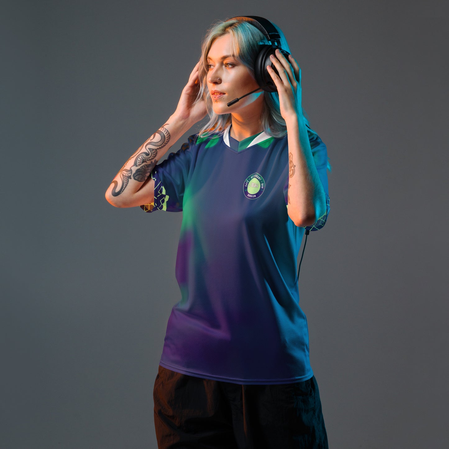 Recyceltes Unisex-Trikot mit Allover-Druck