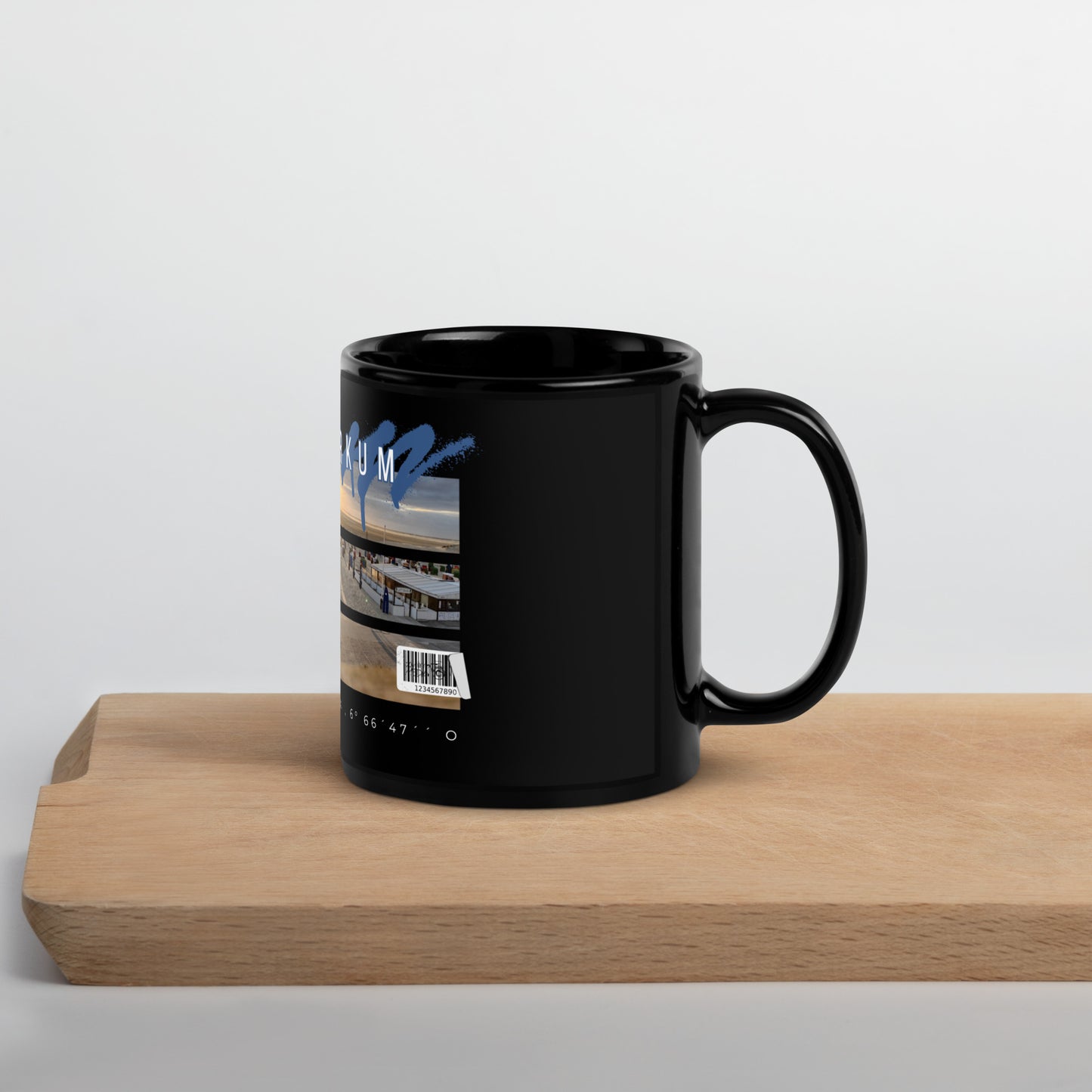 Schwarze Milchbuden Tasse