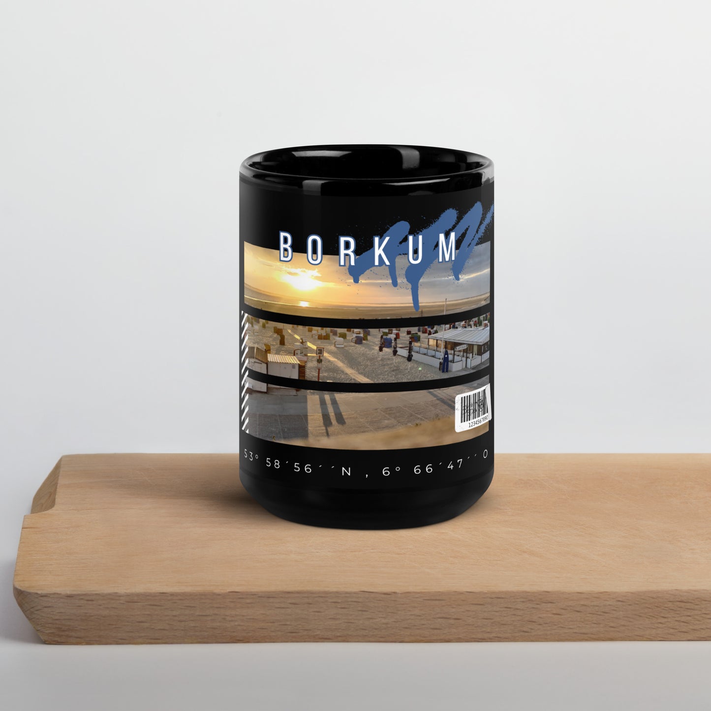 Schwarze Milchbuden Tasse