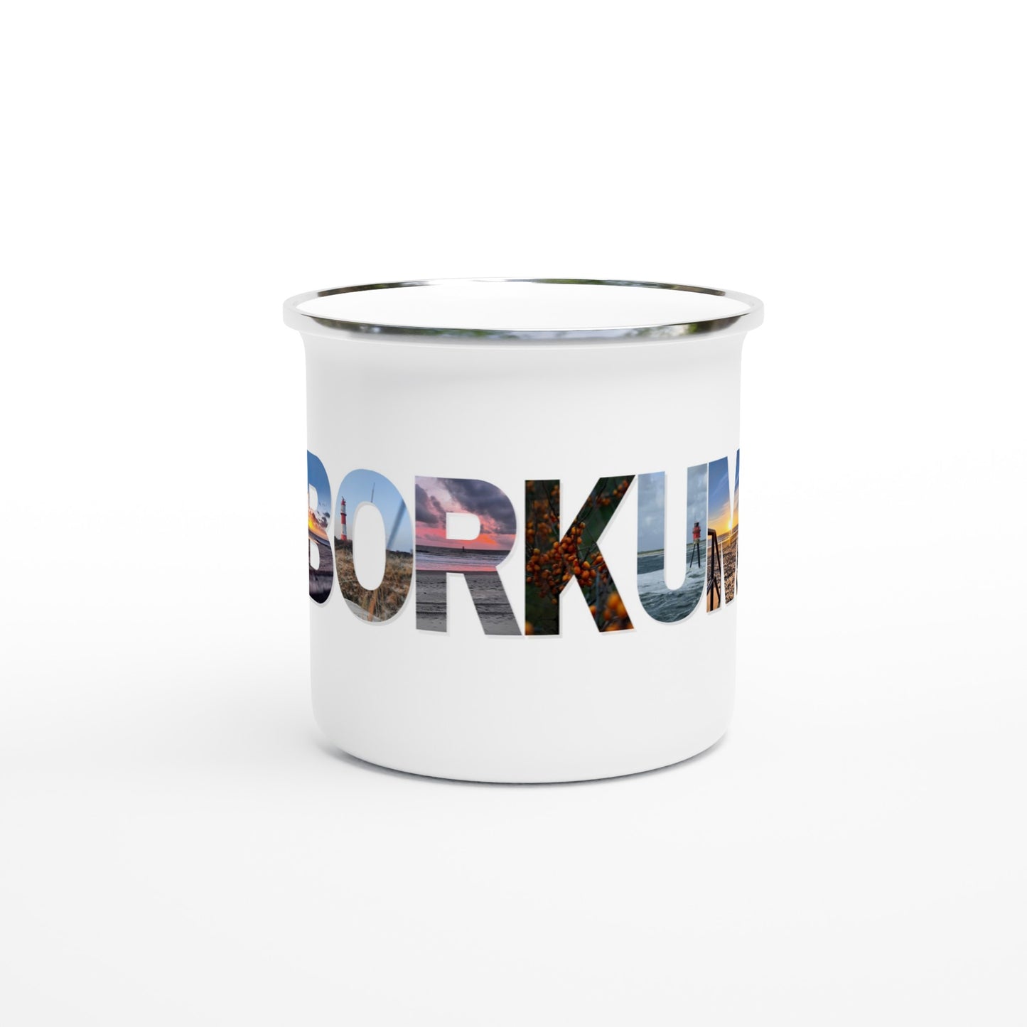 Borkum (Emaille) Tasse