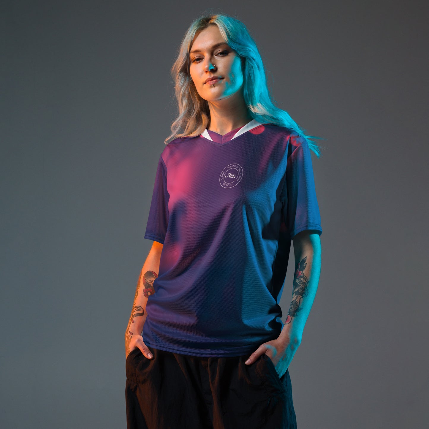 Recyceltes Unisex-Trikot mit Allover-Druck