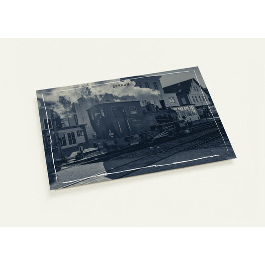 10 Postkarten - Borkumer Dampflok