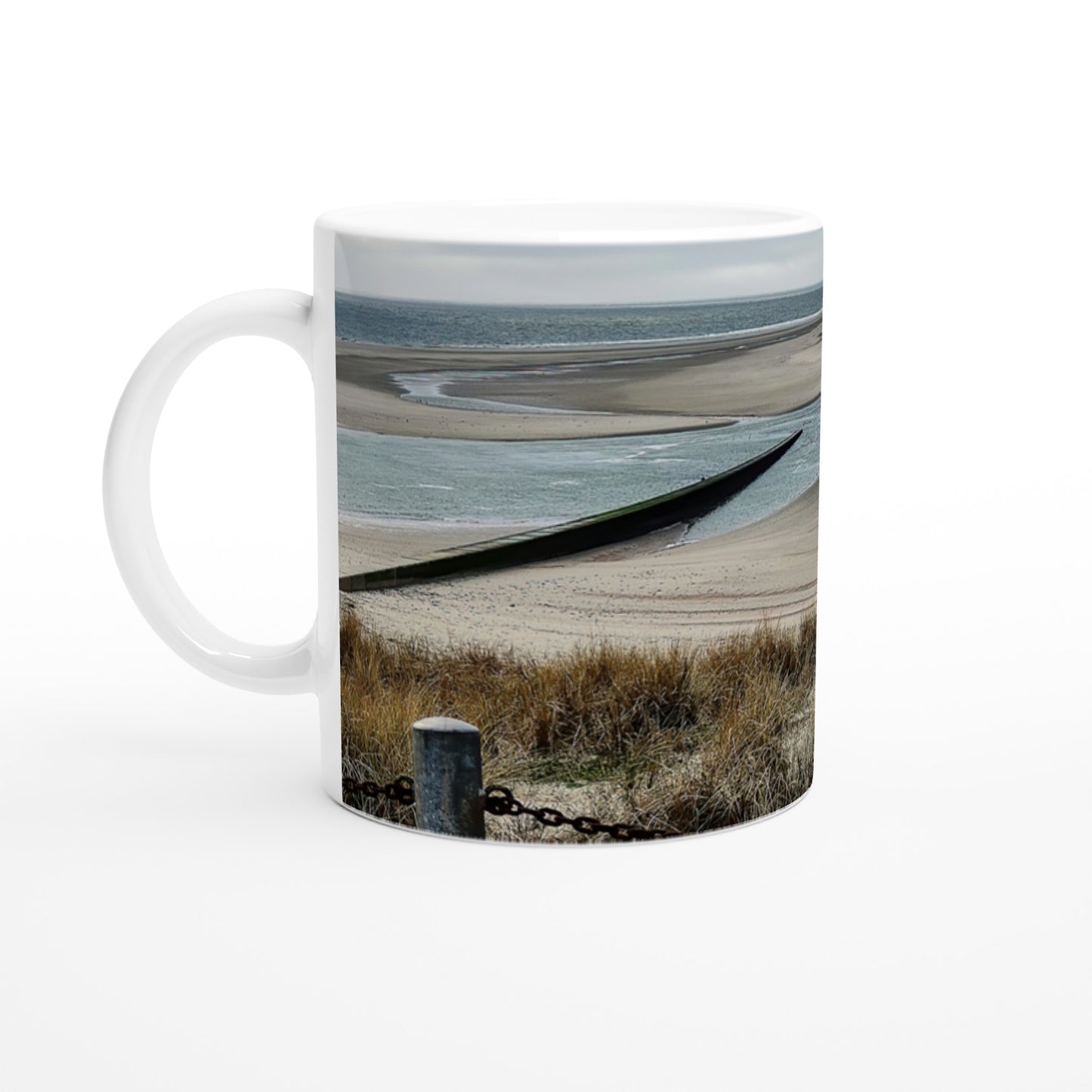 White ceramic mug