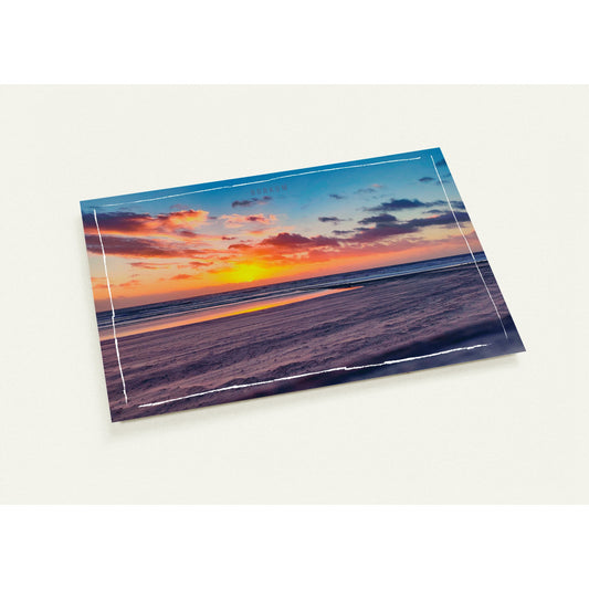 10 Postkarten - Sonnenuntergang am Südstrand